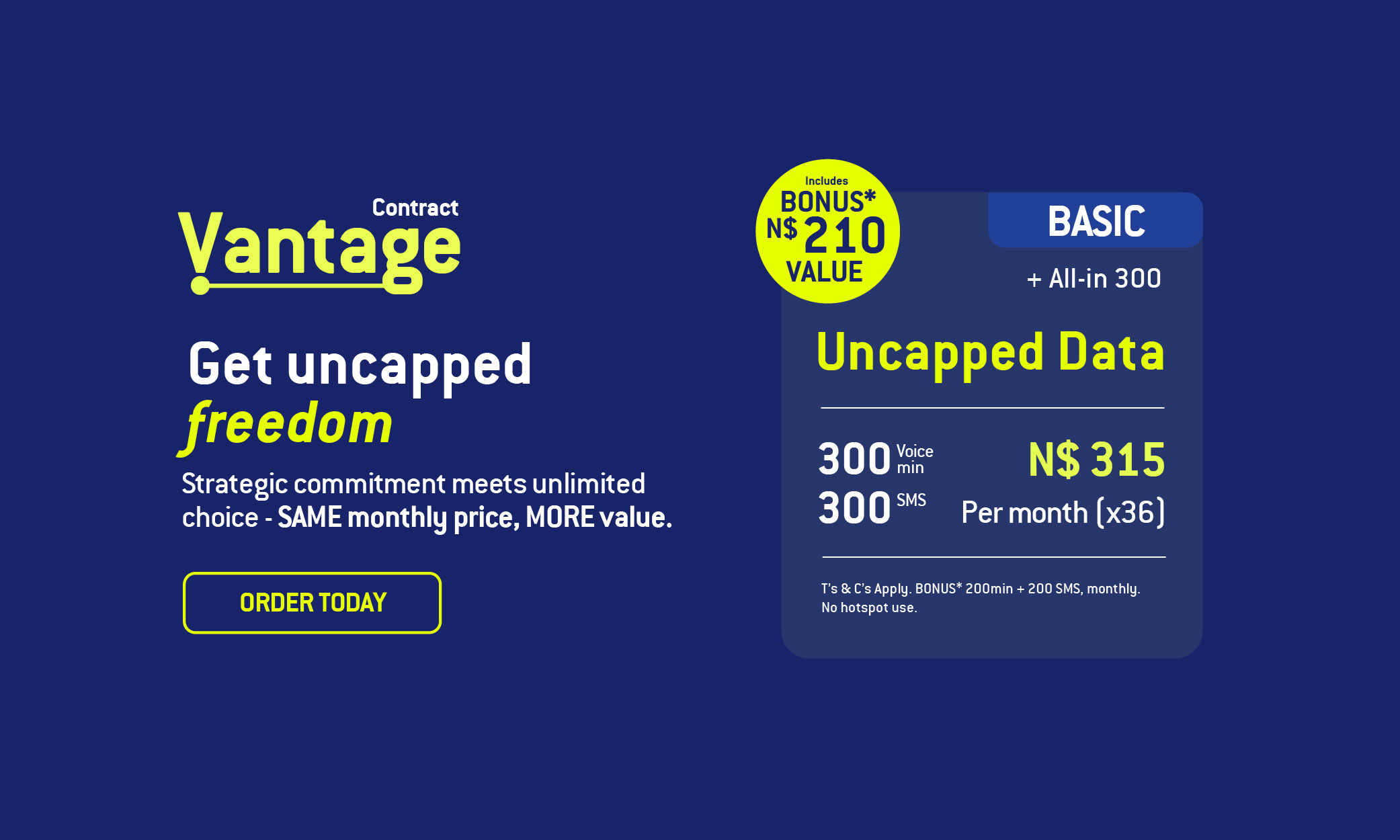 Vantage LP Carousel V100 Basic Uncapped