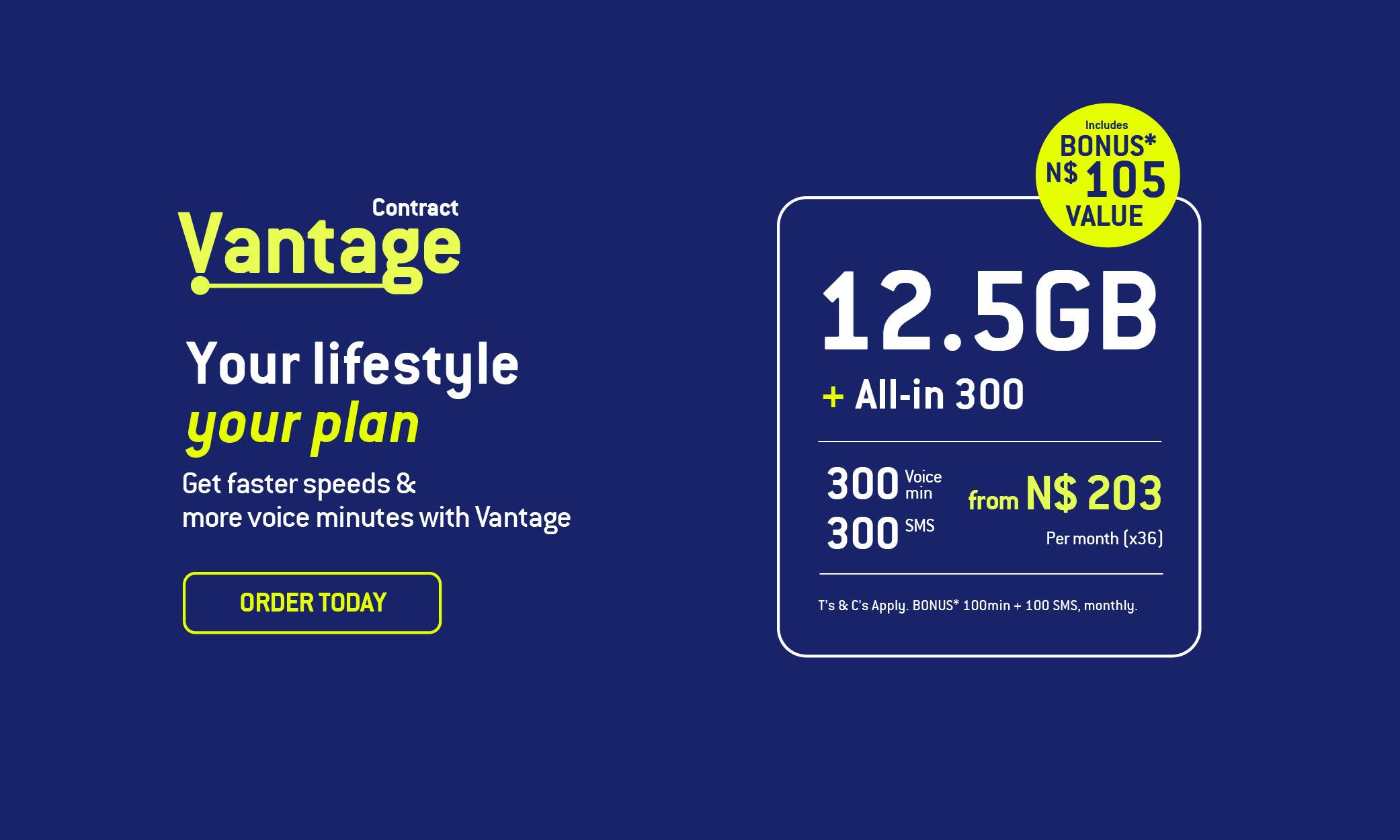 Vantage LP Carousel V12.5GB and Handset